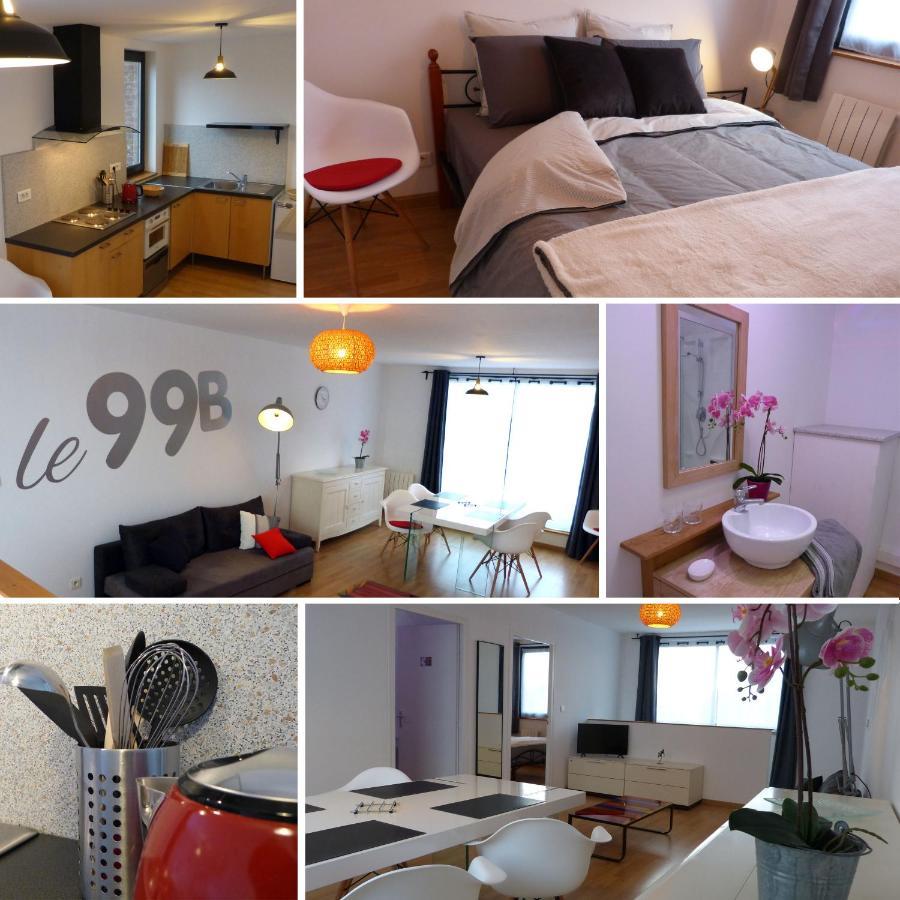 Le 99B Modern Apartment Queen Size Bed Connected Tv Hallennes-lez-Haubourdin Bagian luar foto
