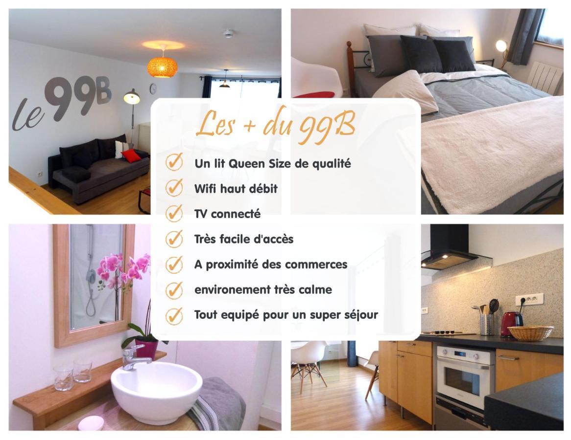 Le 99B Modern Apartment Queen Size Bed Connected Tv Hallennes-lez-Haubourdin Bagian luar foto